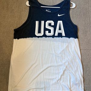 Nike Team USA tank top cotton Large